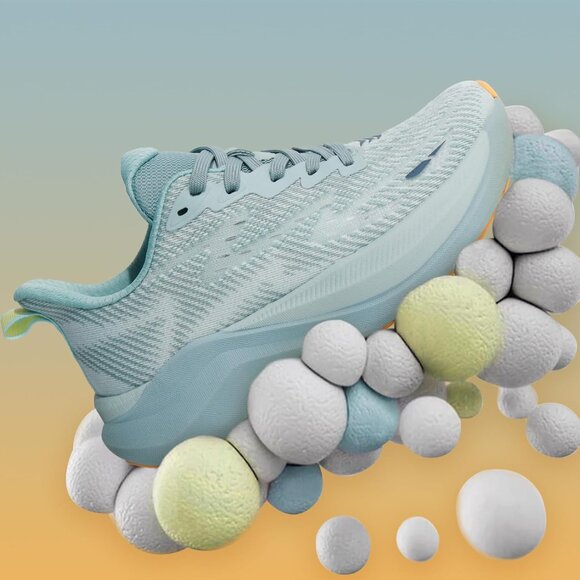 Hawkwell Women's Blue Cloud Zero Breathable Cushion Active Walking Sneakers - Picture 3 of 6